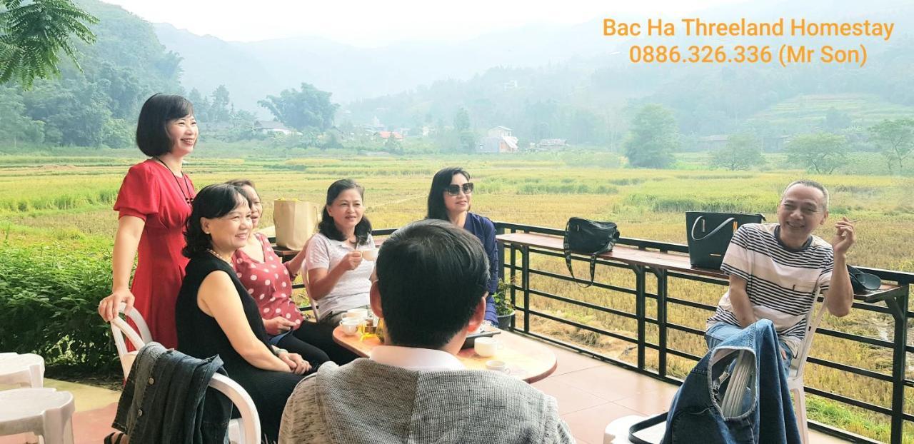 Bac Ha Threeland Homestay Luaran gambar
