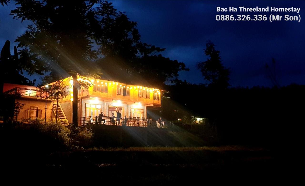 Bac Ha Threeland Homestay Luaran gambar
