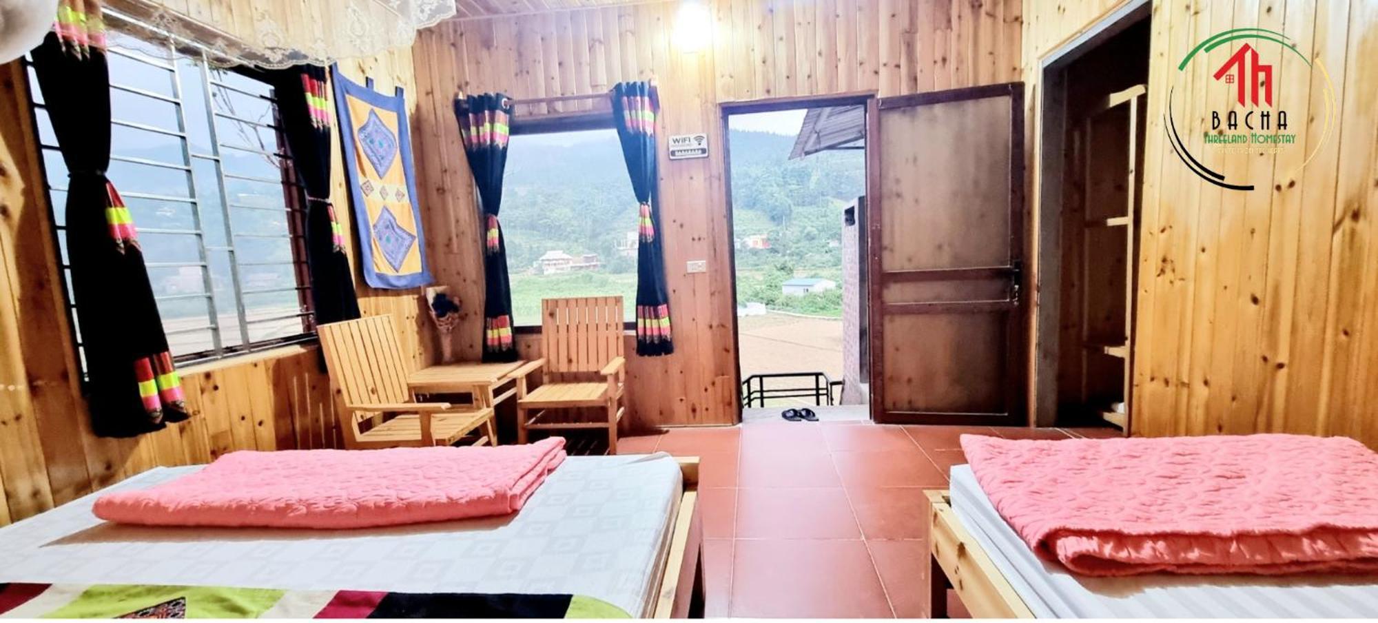 Bac Ha Threeland Homestay Luaran gambar